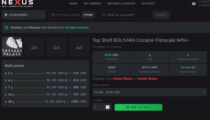 Nexus Market Darknet