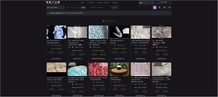 nexus market darknet