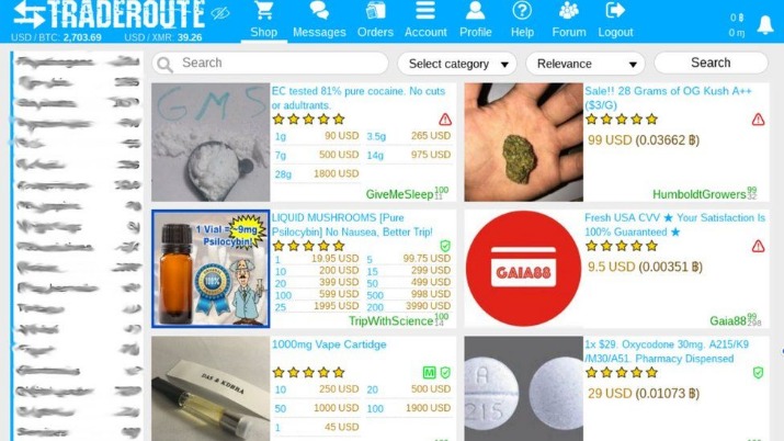 current list of darknet markets