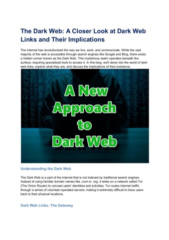 dark market links